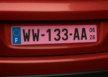 Réforme : des plaques d&rsquo;immatriculation roses ?