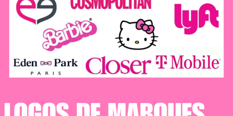 Logos de marques roses