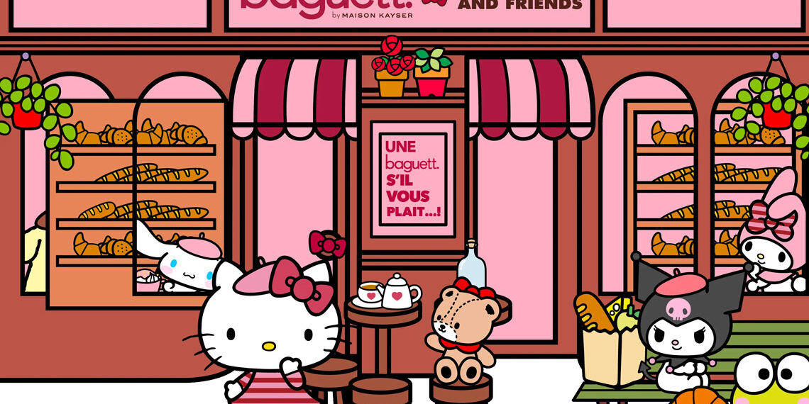 Hello Kitty s’installe à Paris dans un pop-up café entièrement rose